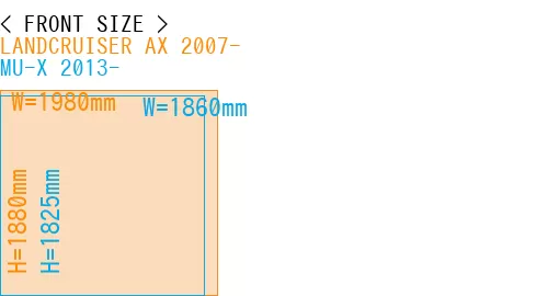 #LANDCRUISER AX 2007- + MU-X 2013-